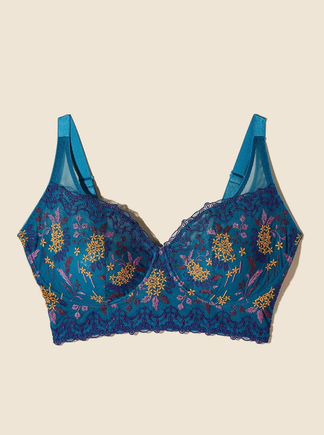 Usha Curvy Bra (Royal Blue)