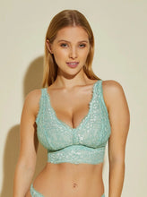 Load image into Gallery viewer, Green Light Curvy Plungie Bralette
