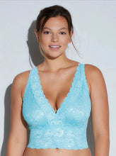 Load image into Gallery viewer, Curvy Plungie Longline Bralette (Teal)
