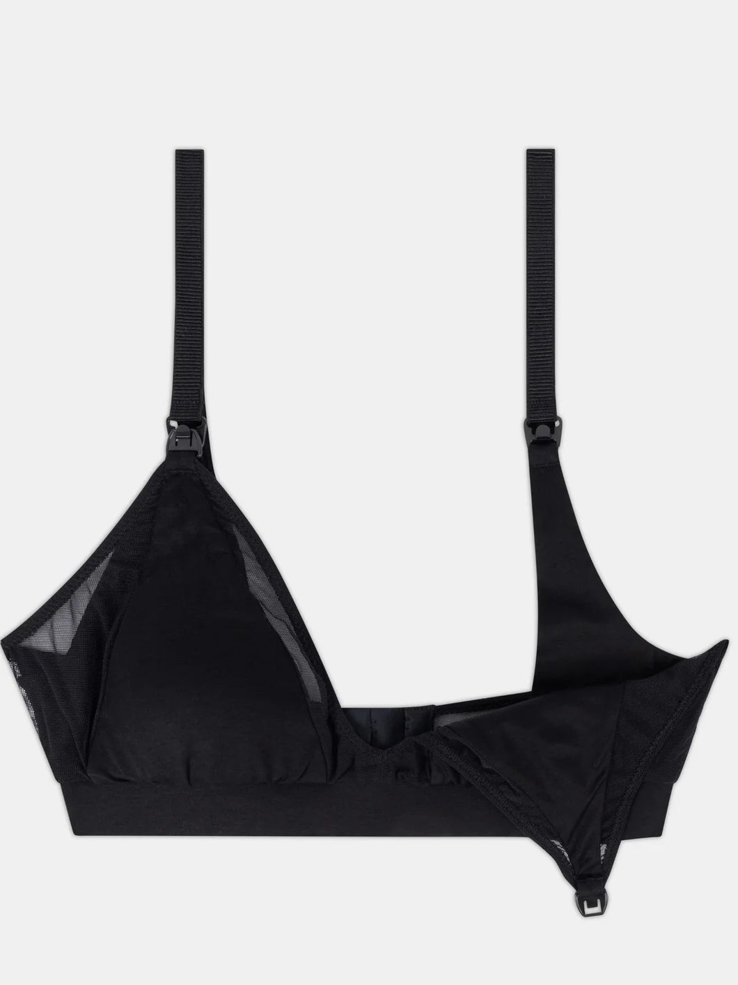 Olivia Nursing Bralette (Black Licorice)