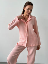 Load image into Gallery viewer, Peachy Pink Pajama Set
