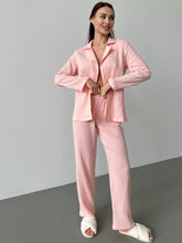 Load image into Gallery viewer, Peachy Pink Pajama Set
