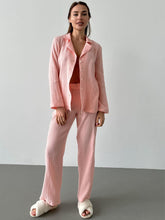 Load image into Gallery viewer, Peachy Pink Pajama Set
