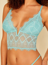 Load image into Gallery viewer, Allure Cropped Cami (Blu Capri)
